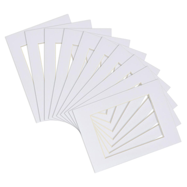 Nicola Spring Picture Mounts for A5 Frames Photo Size 4" x 6